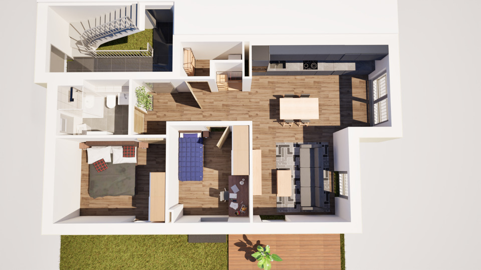 Erdgeschoßwohnung Regensburg Gallingkofen - 3 Zimmer, 76 m&sup2;, 1.340&euro; | Angebot:25370345