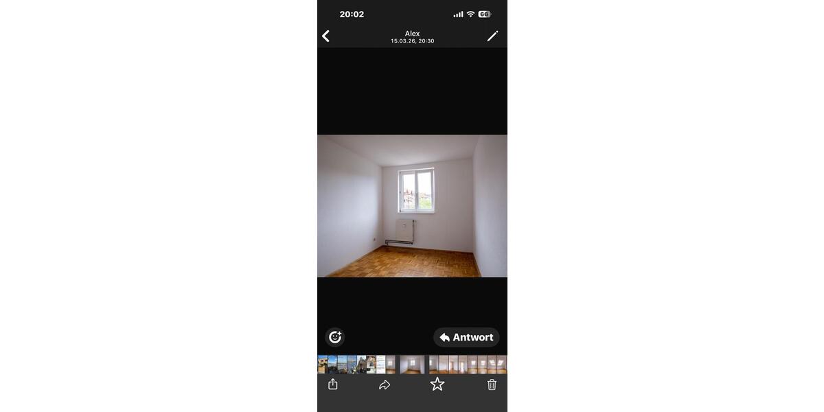 Dachgeschoßwohnung Erfurt Andreasvorstadt - 2 Zimmer, 60 m&sup2;, 930&euro; | Angebot:25995883