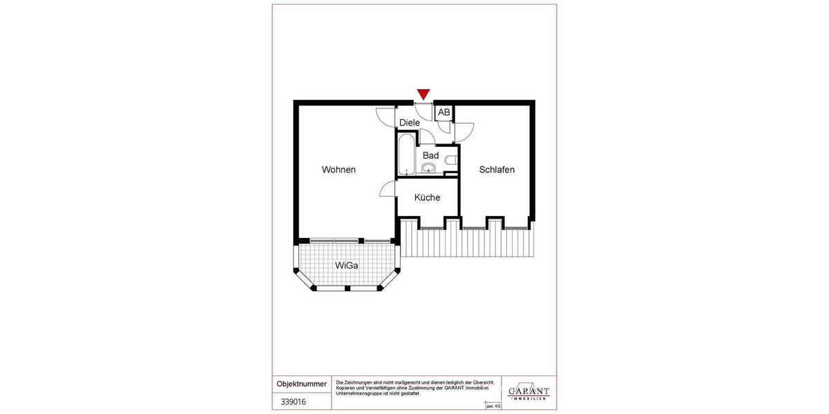Etagenwohnung Stuttgart Vaihingen - 2 Zimmer, 40 m&sup2;, 820&euro; | Angebot:25929579