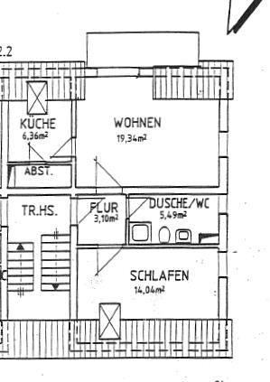 Dachgeschoßwohnung Wurzen - 2 Zimmer, 51 m&sup2;, 315&euro; | Angebot:25381785