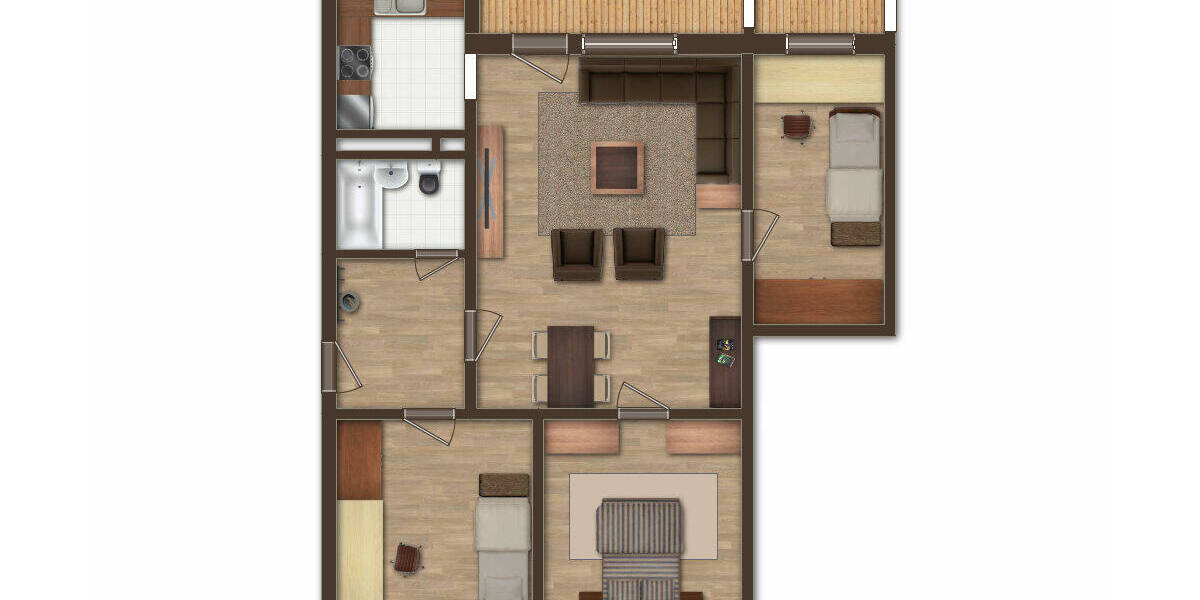Etagenwohnung Freiberg Freiberg West - 4 Zimmer, 80 m&sup2;, 439&euro; | Angebot:26751176