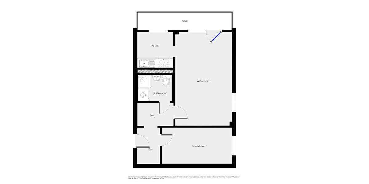 Dachgeschoßwohnung Zerbst (Anhalt) - 2 Zimmer, 50 m&sup2;, 255&euro; | Angebot:24783342