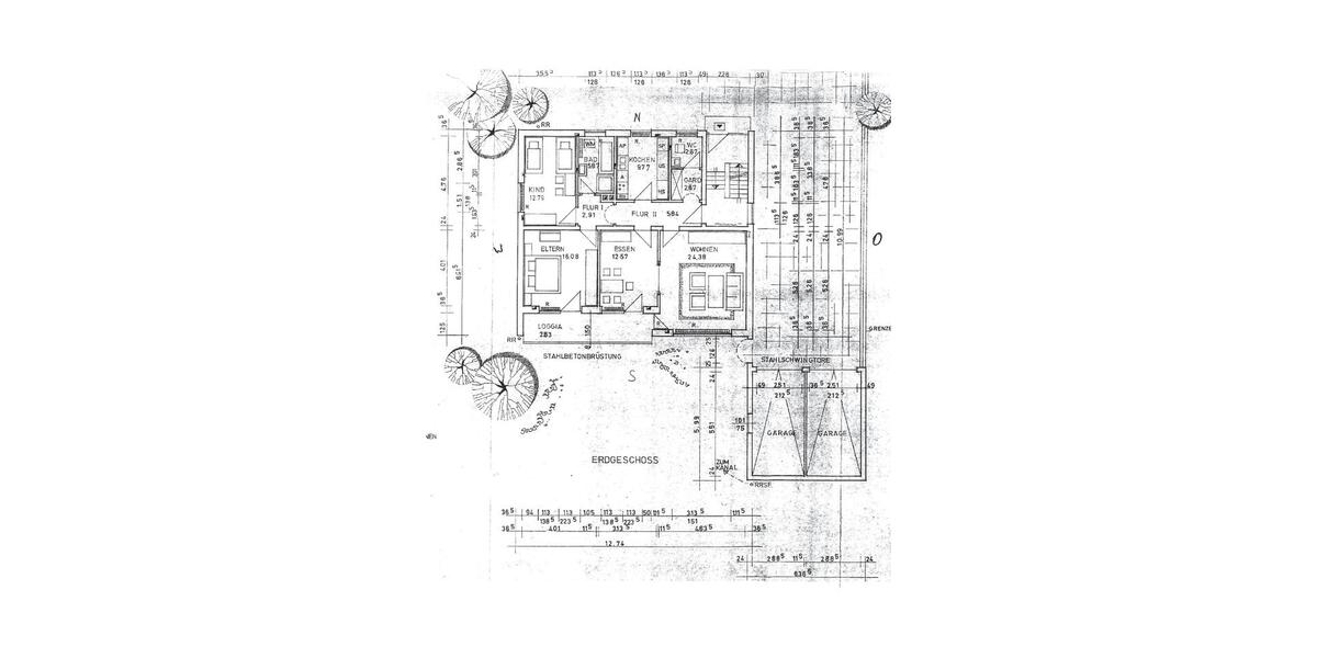 Windischeschenbach, 4 ZKB, WC, EG, 2-Fam.Haus, Balkon, Garage 4 zimmer