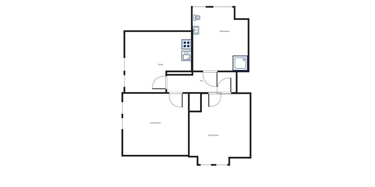 Dachgeschoßwohnung Barsinghausen - 2 Zimmer, 49 m&sup2;, 458&euro; | Angebot:24598966