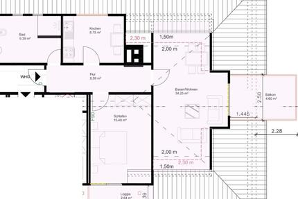 Wohnung Minden - 2 Zimmer, 73 m&sup2;, 584&euro; | Angebot:26297464