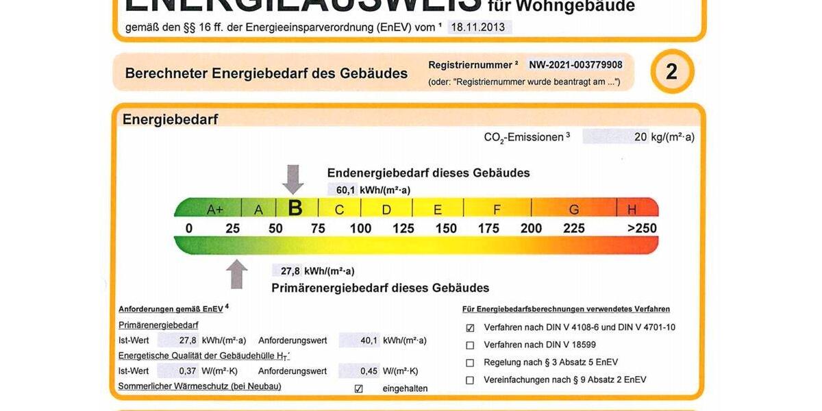Etagenwohnung Bochum Bochum-Nord - 2 Zimmer, 66 m&sup2;, 915&euro; | Angebot:26537404