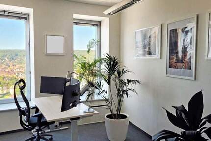 Attraktives Einzelbüro im JenTower - All-in-Miete (möbliert oder unmöbliert) - All-in-Miete zimmer