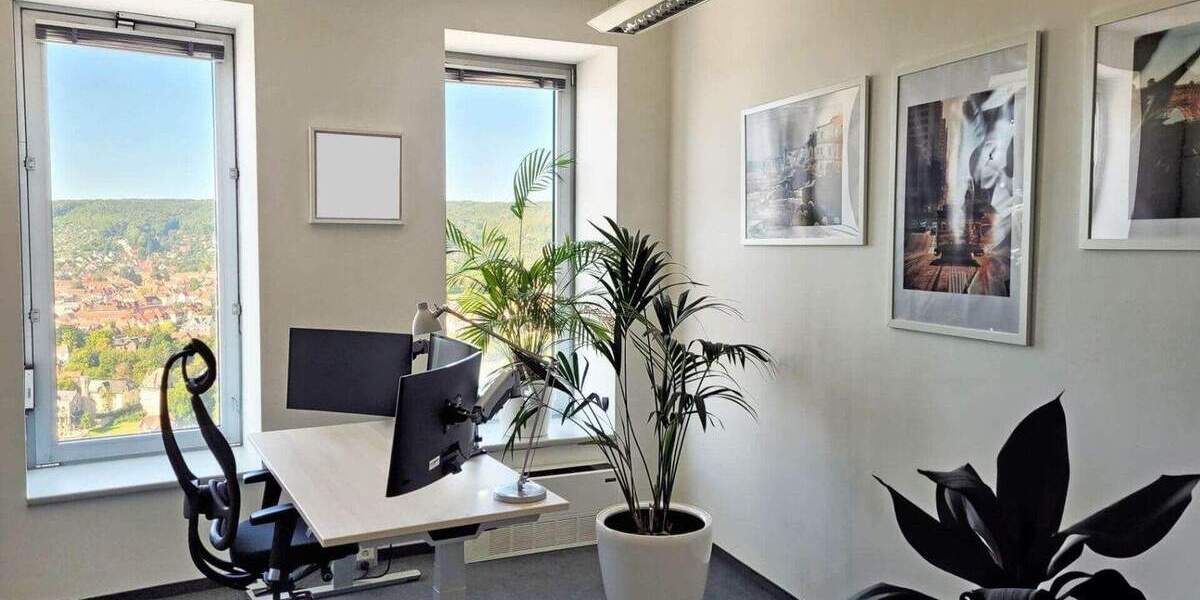 Attraktives Einzelbüro im JenTower - All-in-Miete (möbliert oder unmöbliert) - All-in-Miete zimmer