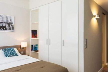Modern möblierte 2Zimmer-Wohnung mit Skylineblick, Innenstadtlage 2 zimmer