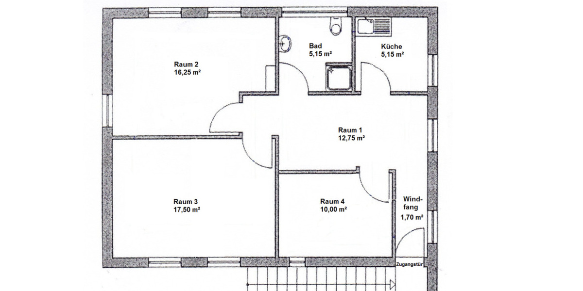 WERKSWOHNUNG FÜR MAX. 5 MITARBEITER ODER MONTEURE 4 zimmer