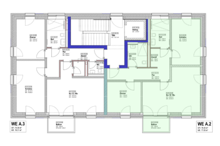 Wohnung zum Mieten in Minden 1.040 € 77 m² 3 zimmer