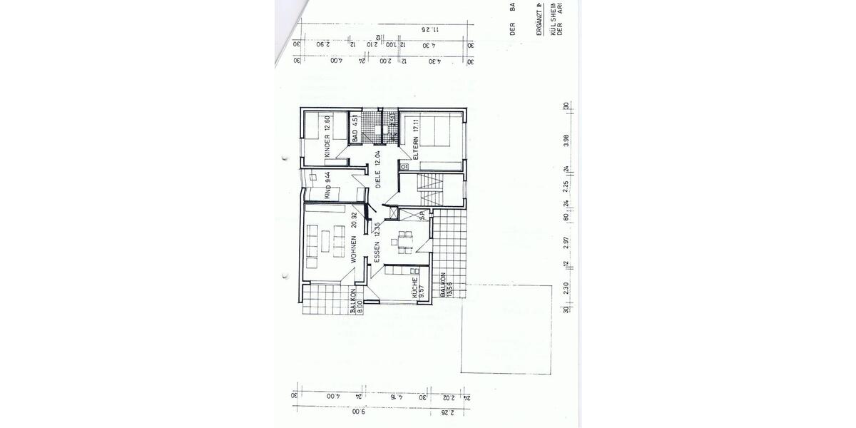 Etagenwohnung Külsheim - 4 Zimmer, 103 m&sup2;, 937&euro; | Angebot:26211084