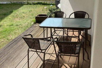 ruhiges naturnahes Wohnparadies - 2ZKB Wohnung mit Terrasse möbliert zu vermieten