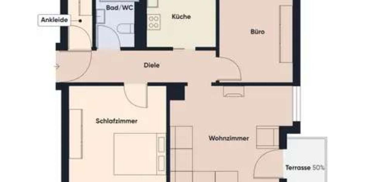 Erdgeschoßwohnung Gerstetten - 3 Zimmer, 66 m&sup2;, 650&euro; | Angebot:24553464