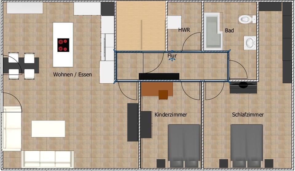 Dachgeschoßwohnung Vacha - 4.5 Zimmer, 90 m&sup2;, 810&euro; | Angebot:26677942