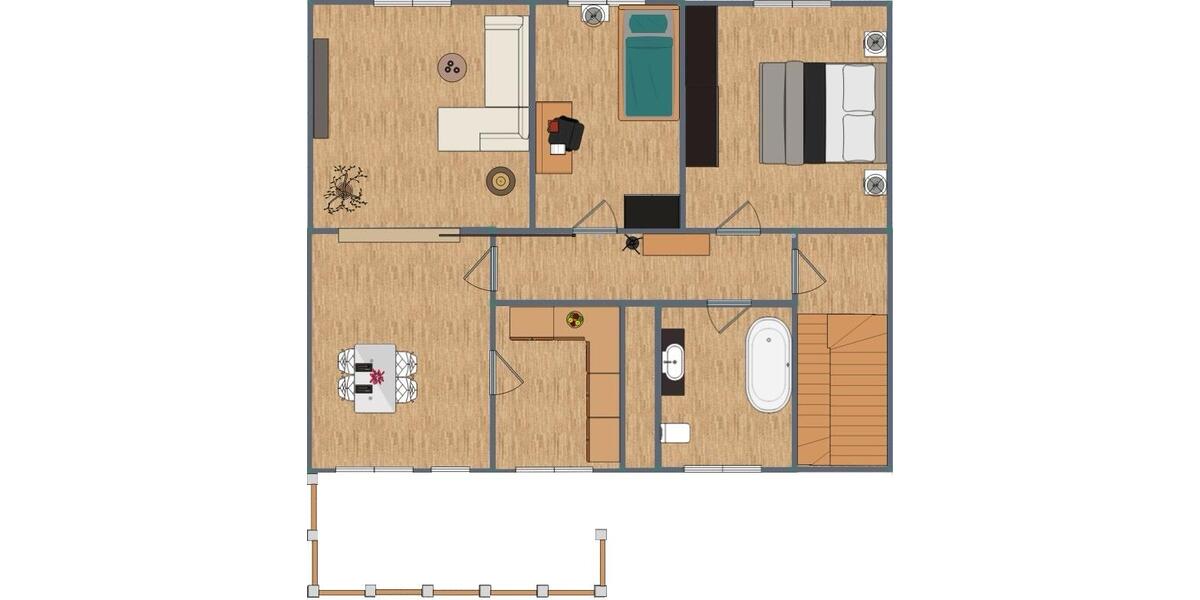 Erdgeschoßwohnung Olsberg - 3 Zimmer, 75 m&sup2;, 600&euro; | Angebot:25939537