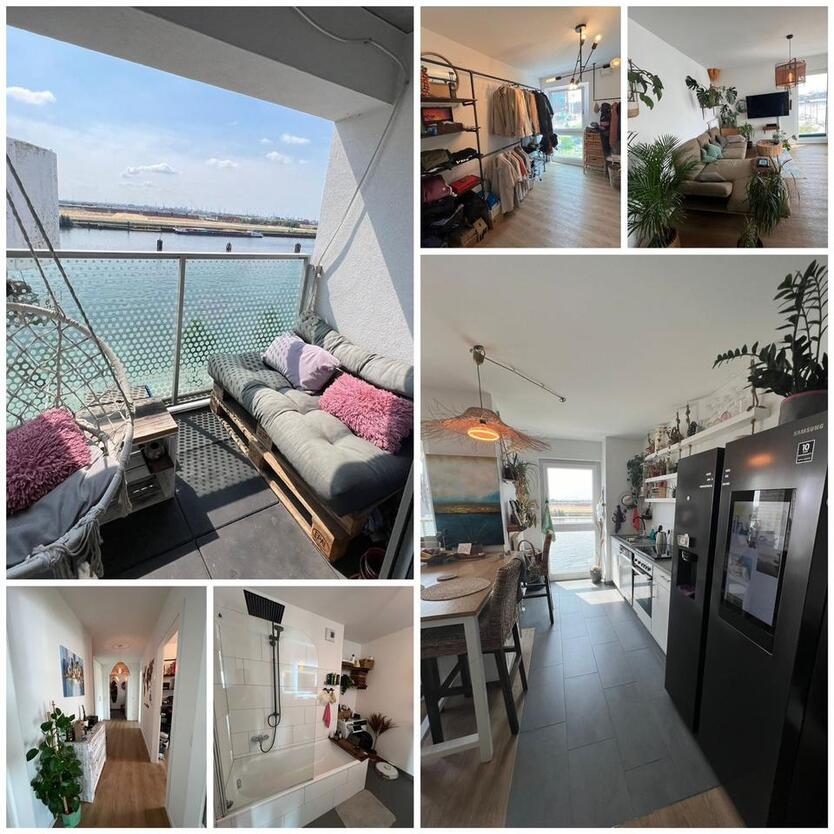 Exklusive 3 Zimmer Wohnung in der HafenCity Untermiete Dezember zimmer