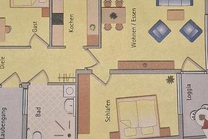 Wohnung Tauberbischofsheim - 3 Zimmer, 73 m&sup2;, 950&euro; | Angebot:25270861