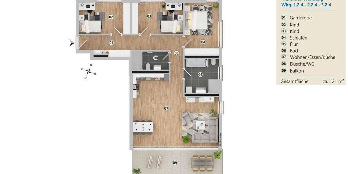 Wohnung zum Mieten in Langenargen 1.822 € 121 m² 4 zimmer