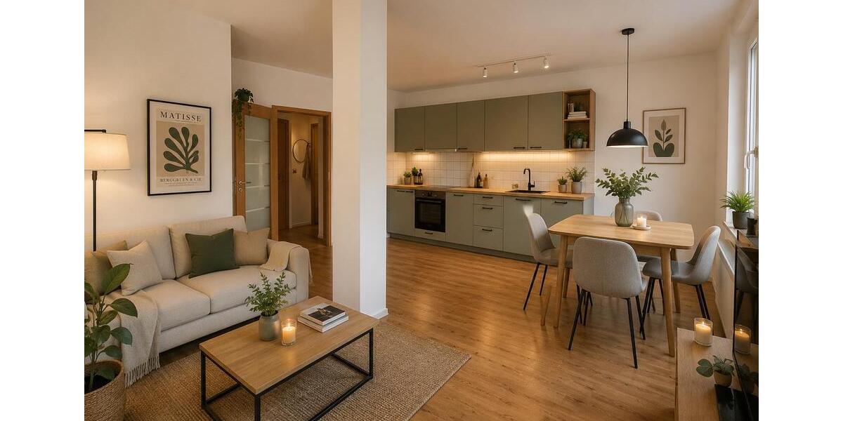 Dachgeschoßwohnung Limbach-Oberfrohna Oberfrohna - 4 Zimmer, 92 m&sup2;, 644&euro; | Angebot:26664449