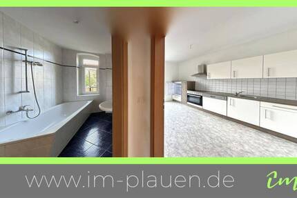 EBK, WEST-Balkon, Bad mit Fenster - 3.OG 2 Zimmerwohnung in Plauen zur Miete 2 zimmer