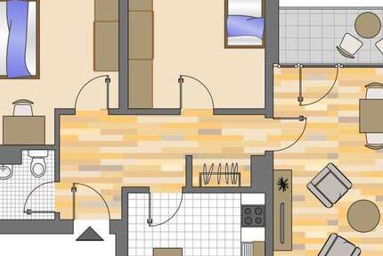 Wohnung zum Mieten in Neuss 664 € 72.57 m²