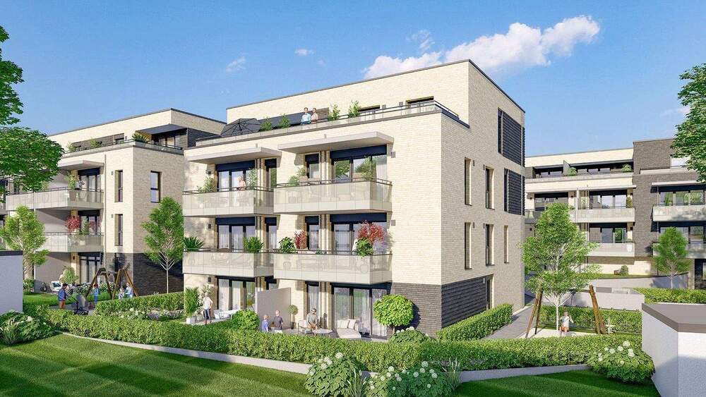 Erstbezug - Helle 3-Zimmer-Wohnung mit Balkon und Aufzug 3 zimmer