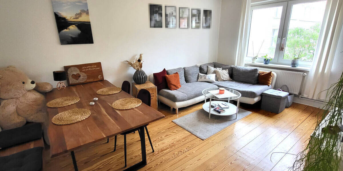 Etagenwohnung Lübeck St. Lorenz Nord - 2 Zimmer, 55 m&sup2;, 550&euro; | Angebot:26657043