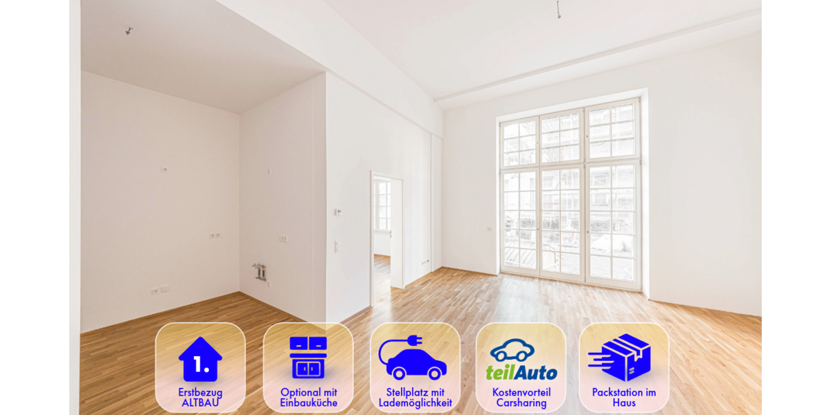Etagenwohnung Chemnitz - 4 Zimmer, 119 m&sup2;, 1.194&euro; | Angebot:26940404
