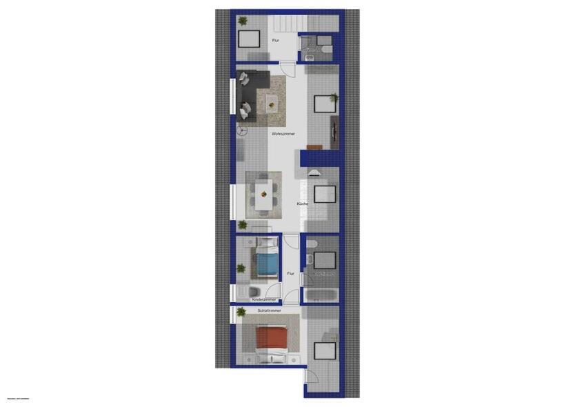 offene Dachgeschoßwohnung in ruhiger Lage