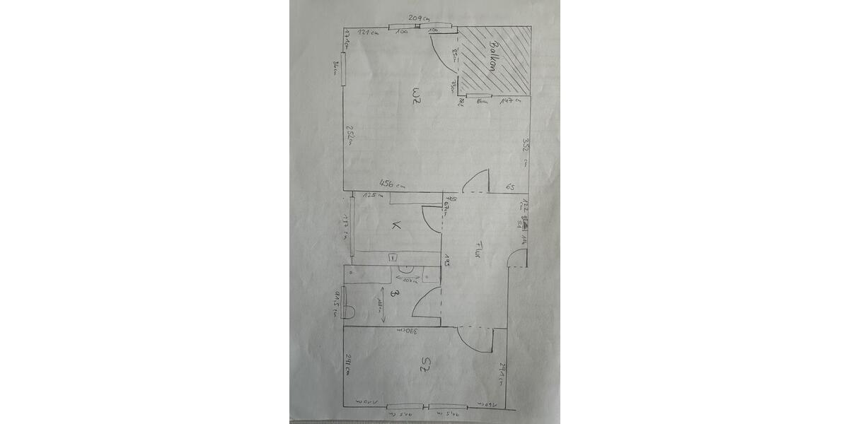 Etagenwohnung Eisenach - 2 Zimmer, 68 m&sup2;, 700&euro; | Angebot:26612252