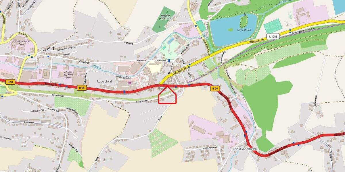 Etagenwohnung Greiz - 2 Zimmer, 40 m&sup2;, 230&euro; | Angebot:24450666