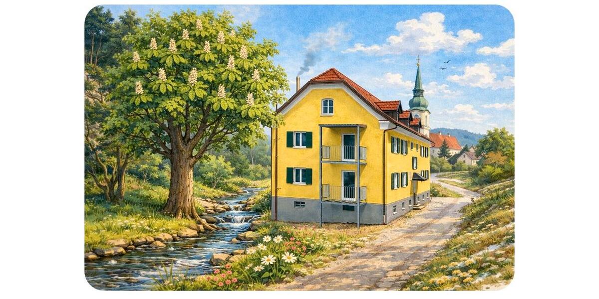 Erdgeschoßwohnung Passau Mühltal - 2 Zimmer, 60 m&sup2;, 594&euro; | Angebot:25960648