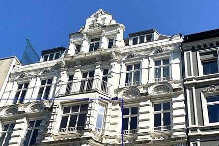 Mittendrin und ruhig - 5 Zimmer WHG, ca. 134 m², WG geeignet, im 3. OG am Steindamm, St. Georg