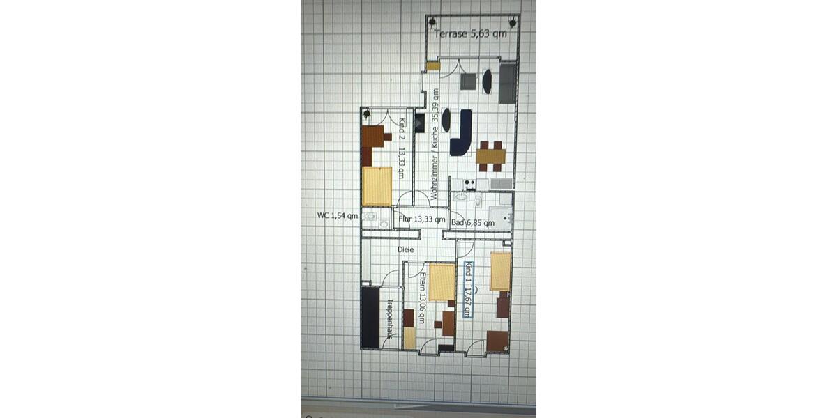 Etagenwohnung Köln Mülheim - 4 Zimmer, 107 m&sup2;, 2.030&euro; | Angebot:26378793