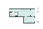Etagenwohnung Köln Nippes - 2 Zimmer, 54 m&sup2;, 1.200&euro; | Angebot:26512041