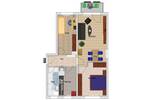 Etagenwohnung Hainichen - 3 Zimmer, 58 m&sup2;, 343&euro; | Angebot:26393390