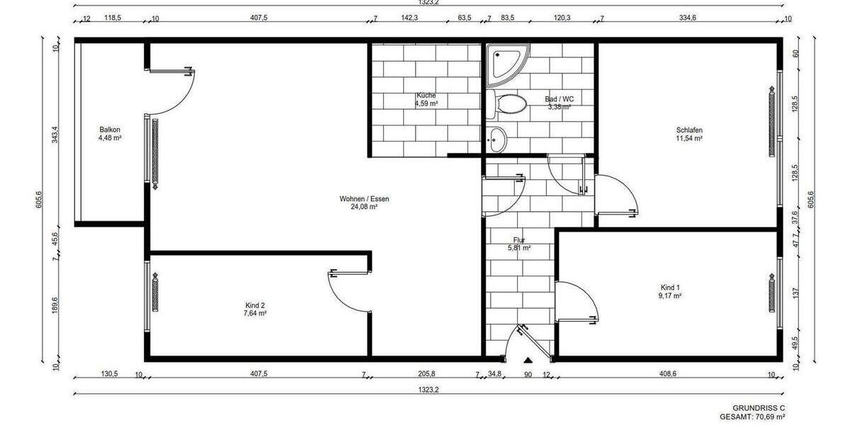 Etagenwohnung Schneeberg Neustädtel - 4 Zimmer, 70 m&sup2;, 516&euro; | Angebot:25741257