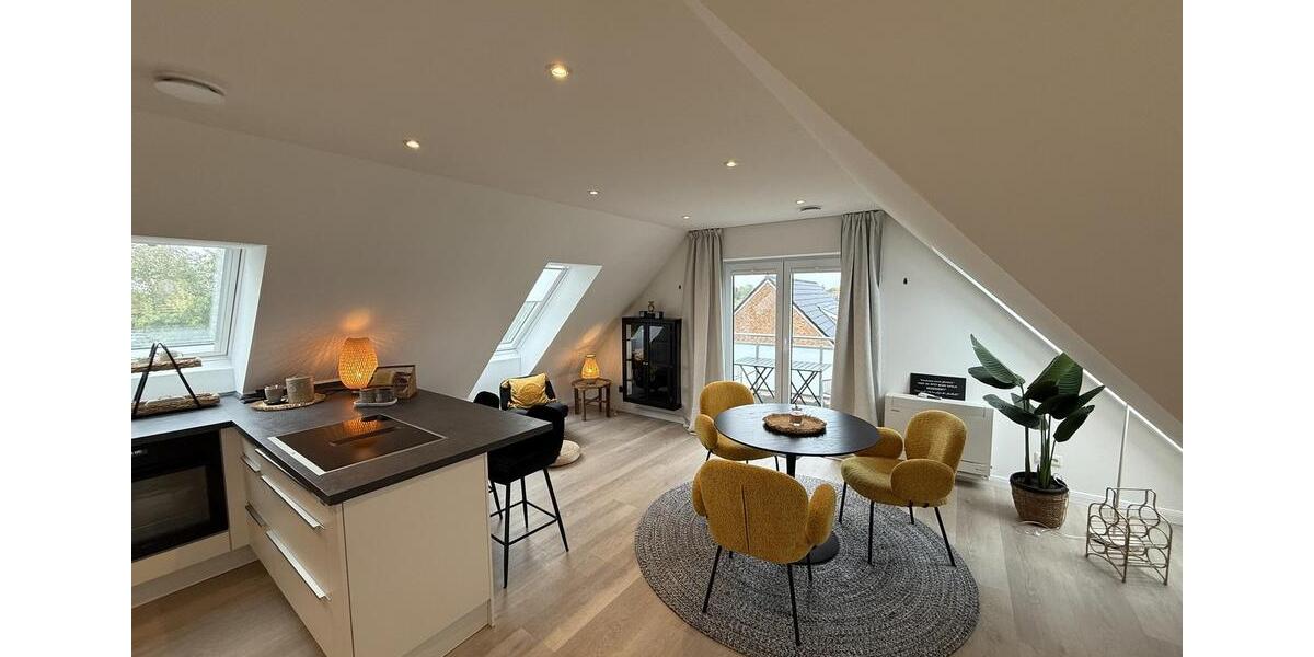 Modern Living am Deich – Vollmöbliertes Dachgeschoss Apartment Nähe Hamburg! 2 zimmer