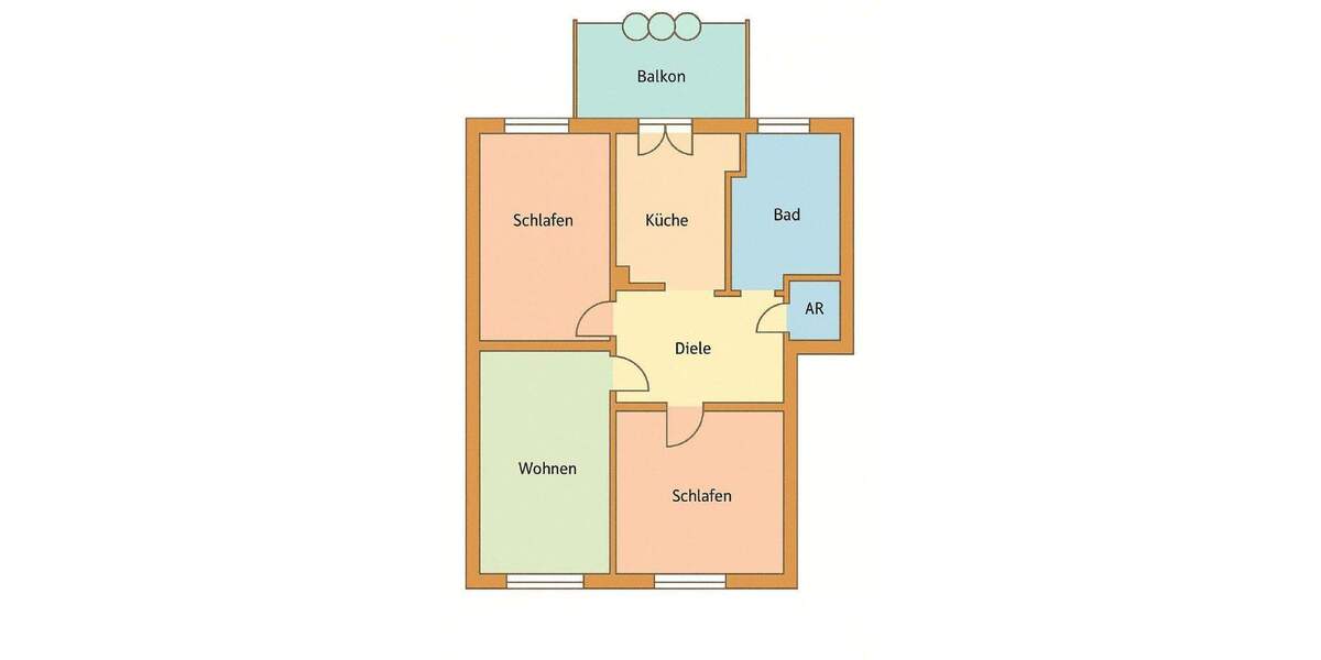 Etagenwohnung Paderborn Kernstadt - 3 Zimmer, 73 m&sup2;, 650&euro; | Angebot:25866323