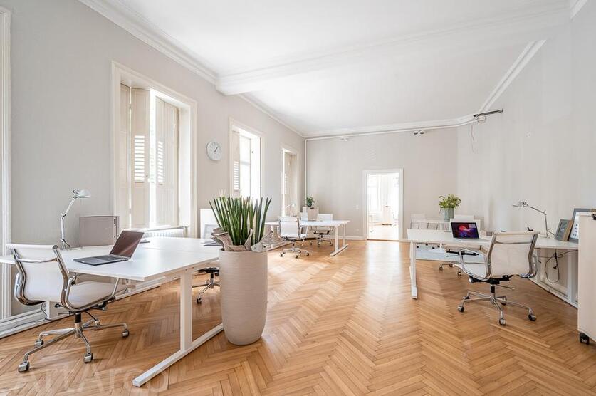Stilvolle und lichtdurchflutete Arbeitsplätze in renoviertem Altbau - All-in-Miete