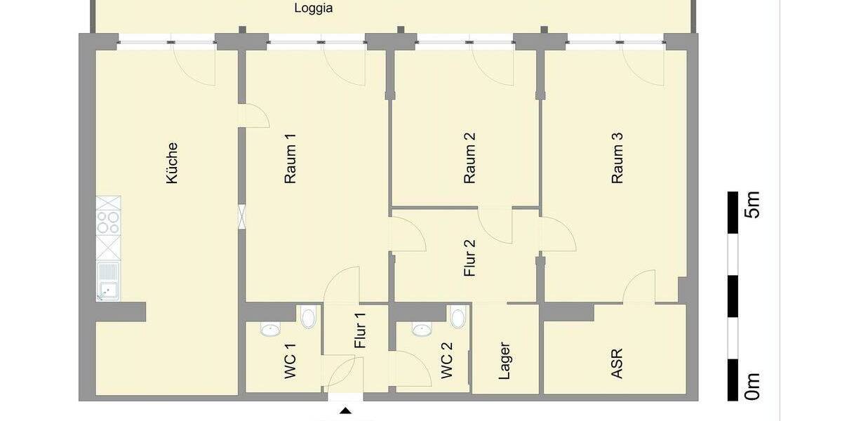 Gewerbeobjekt Chemnitz Kappel - 5 Zimmer, 112 m&sup2;, 700&euro; | Angebot:26695883