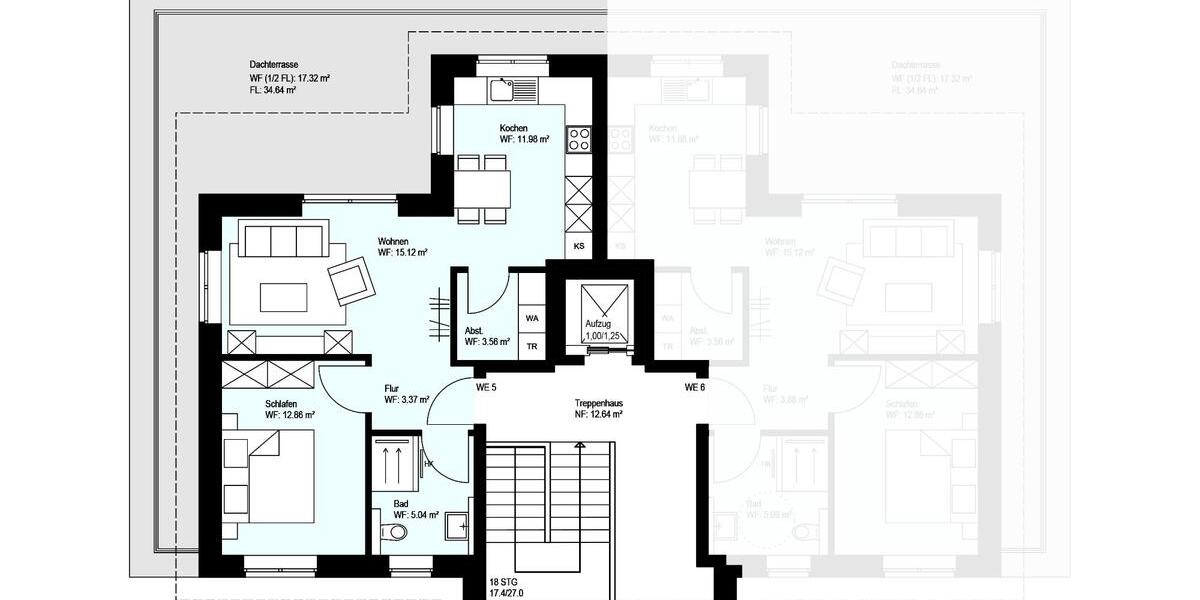 Einfamilienhaus Garrel - 2 Zimmer, 69 m&sup2;, 750&euro; | Angebot:25280363