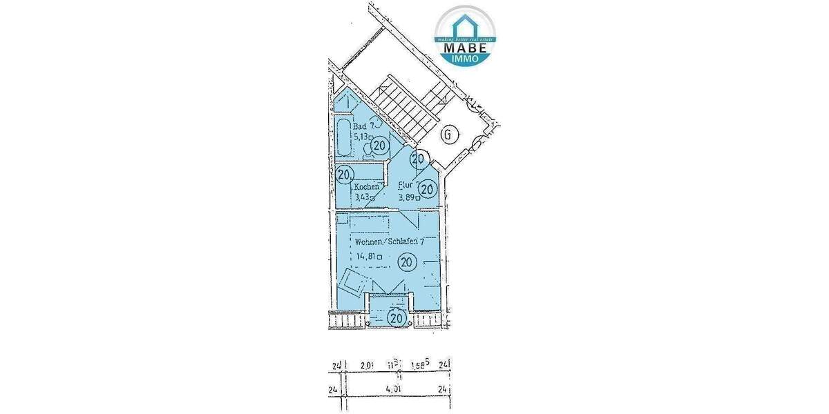 Ziehen Sie in Ihre neue 1-Zimmer-Wohnung! [Balkon, Dusche, Tiefgarage] 1 zimmer