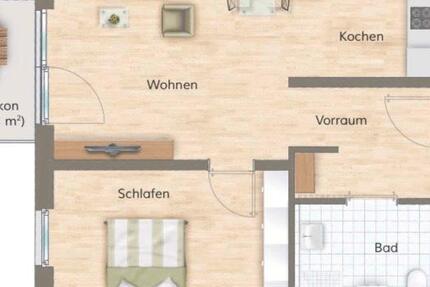 Wohnung Aschaffenburg Gailbach - 2 Zimmer, 59 m&sup2;, 750&euro; | Angebot:25945371