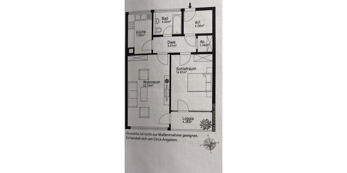Etagenwohnung München Pasing-Obermenzing - 2 Zimmer, 63 m&sup2;, 1.600&euro; | Angebot:26698860