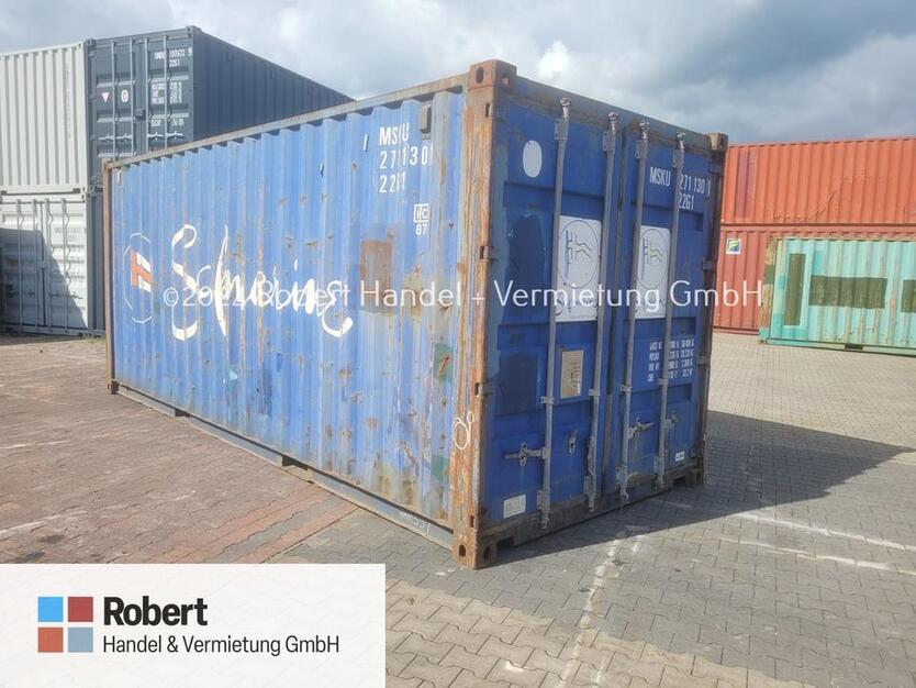 20 Fuß Lagercontainer, Seecontainer, Container, Baucontainer, Materialcontainer