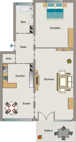 Im besten Alter eine passende Wohnung bei VIVAWEST. zimmer