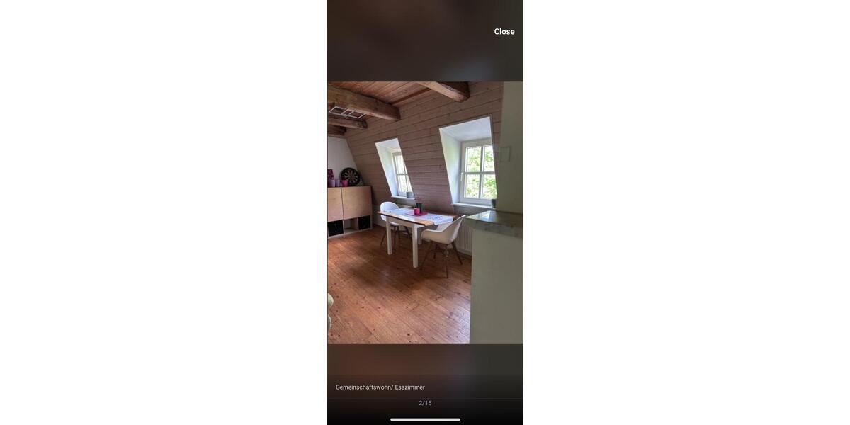 Dachgeschoßwohnung Biberach an der Riß - 1 Zimmer, 20 m&sup2;, 550&euro; | Angebot:24730149