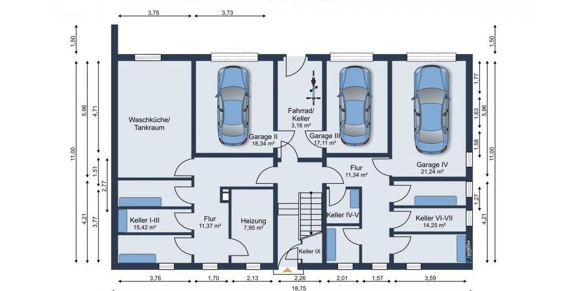 Etagenwohnung Wilhelmshaven / Heppens Heppens - 2 Zimmer, 48 m&sup2;, 387&euro; | Angebot:25696205